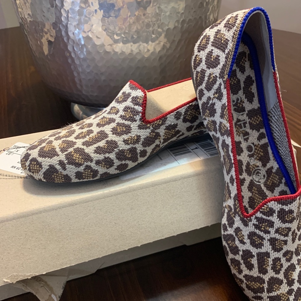 Rothys spotted Mocha new in box size 7.5